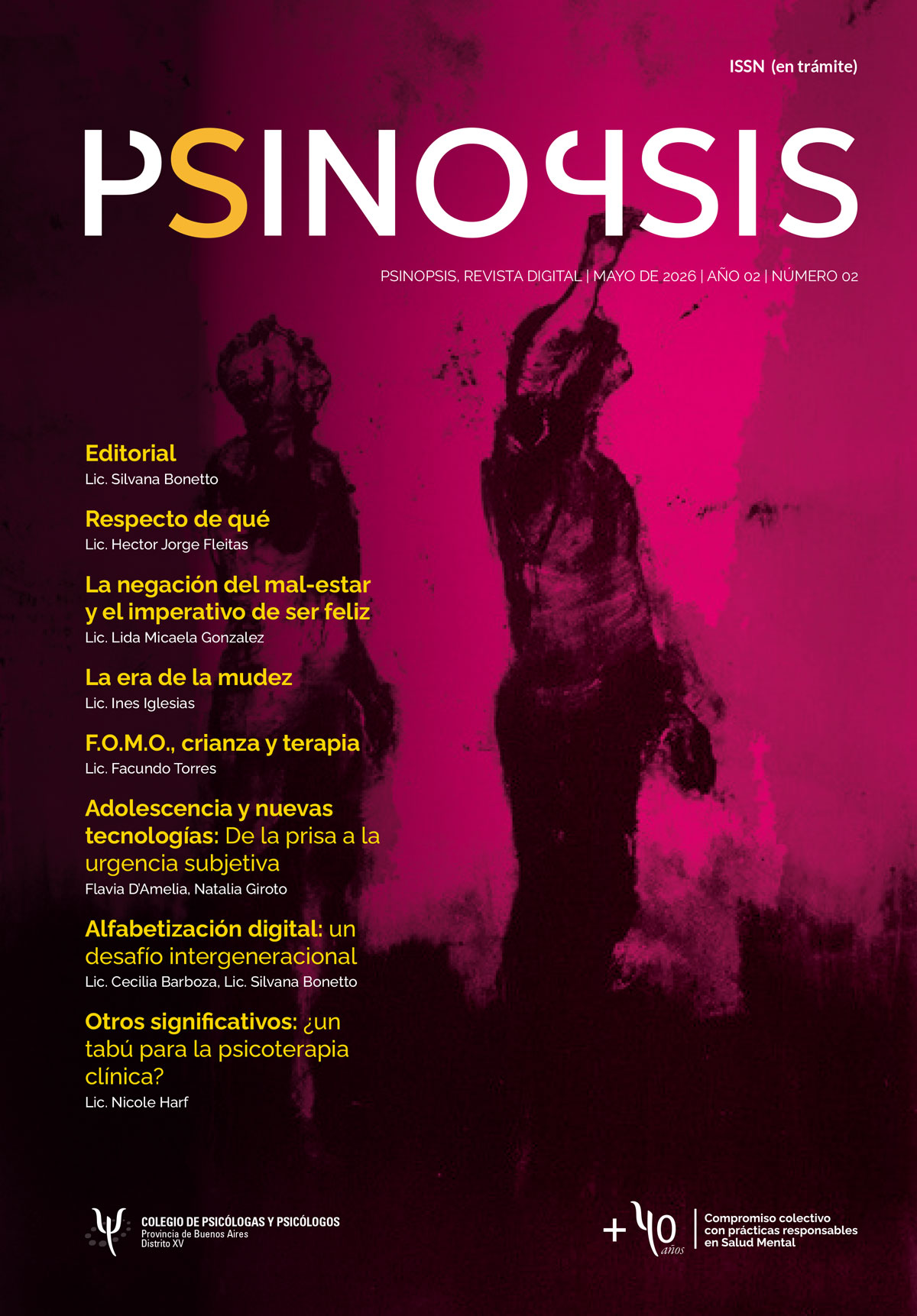 PSINOPSIS. Numero 3, 2026